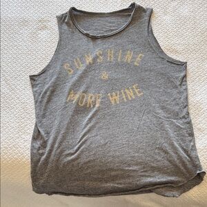 Missoni for Target Gray Muscle Tee with Yellow Graphic